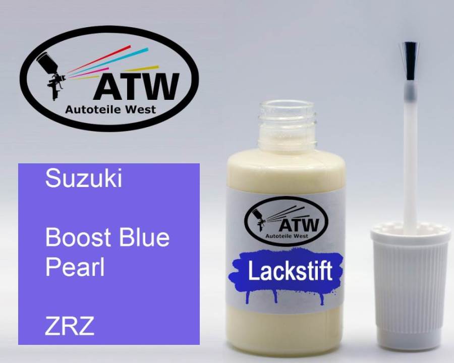 Suzuki, Boost Blue Pearl, ZRZ: 20ml Lackstift, von ATW Autoteile West.